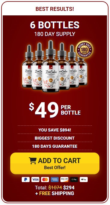 ZenSulin 6 Bottle Price